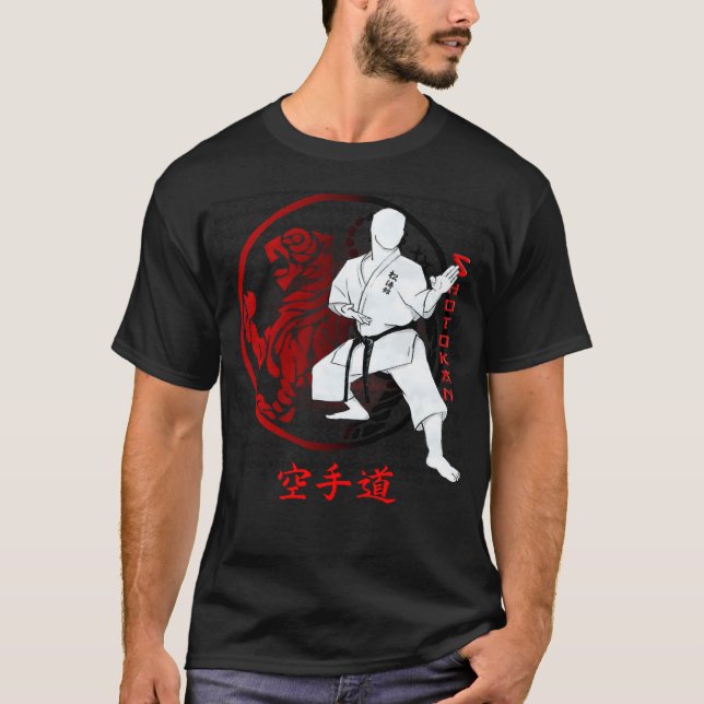 Shotokan Karate Shuto Uke - Martial Arts T-Shirt (Framsida)