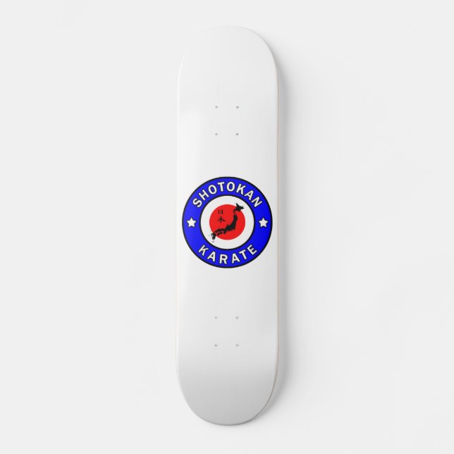 Shotokan Karate Skateboard Bräda 19,5 Cm (Framsida)