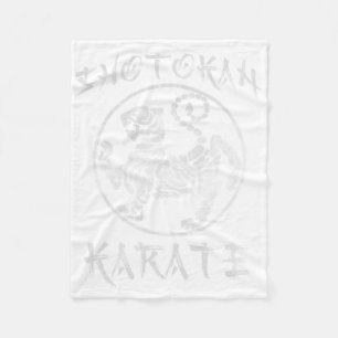 Shotokan Karate Symbol Tiger Dojo Training Kanji V Fleecefilt