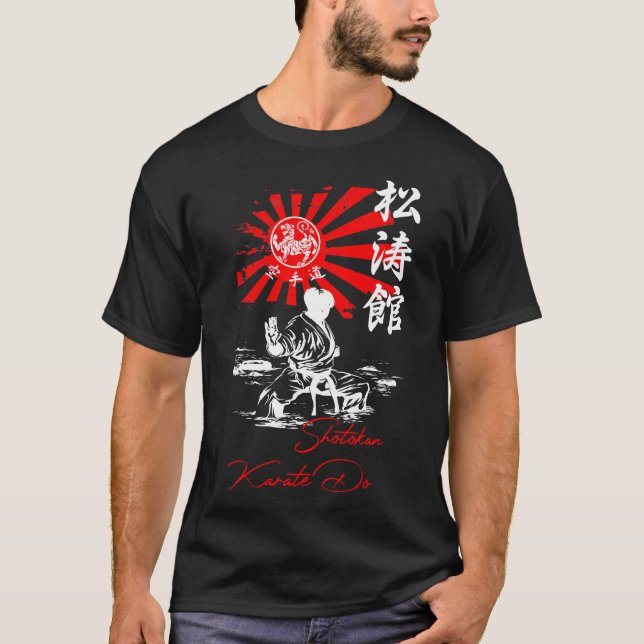 Shotokan Karate Tekki Stance Budo Mode T-Shirt (Framsida)