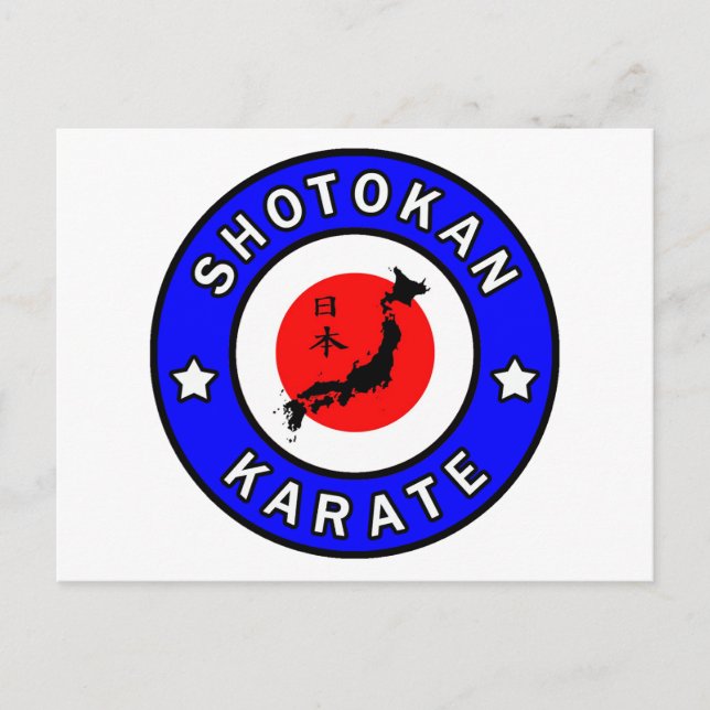 Shotokan Karate Vykort (Framsida)