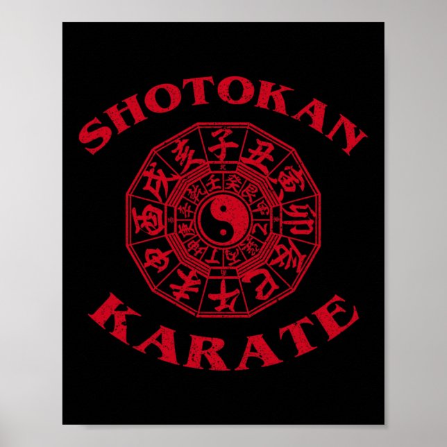 Shotokan Karate Zodiakcirkel  Poster (Framsidan)