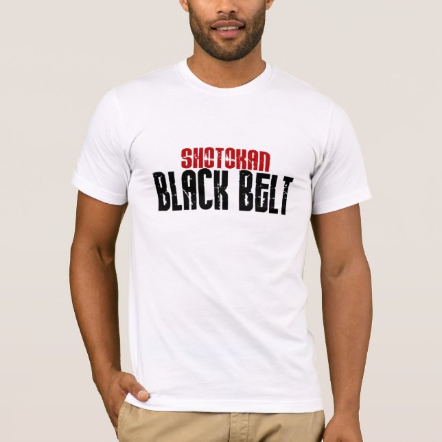 SHOTOKAN-svartbälte 3,1 T-shirt (Framsida)
