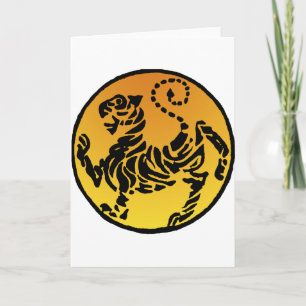 Shotokan Tiger - Guld Kort