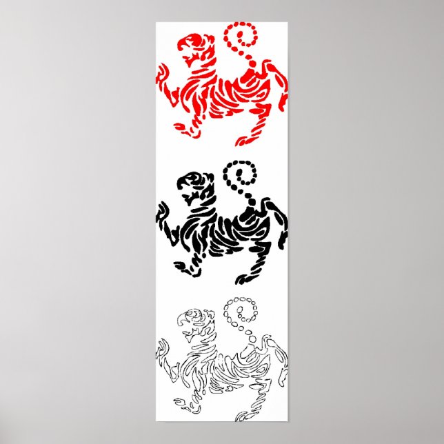 Shotokan Tiger Poster (Framsidan)