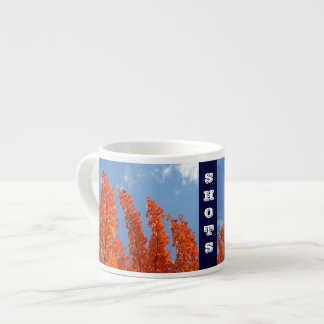 SHOTS espressokoppar Orange Autumn Leaves Blue