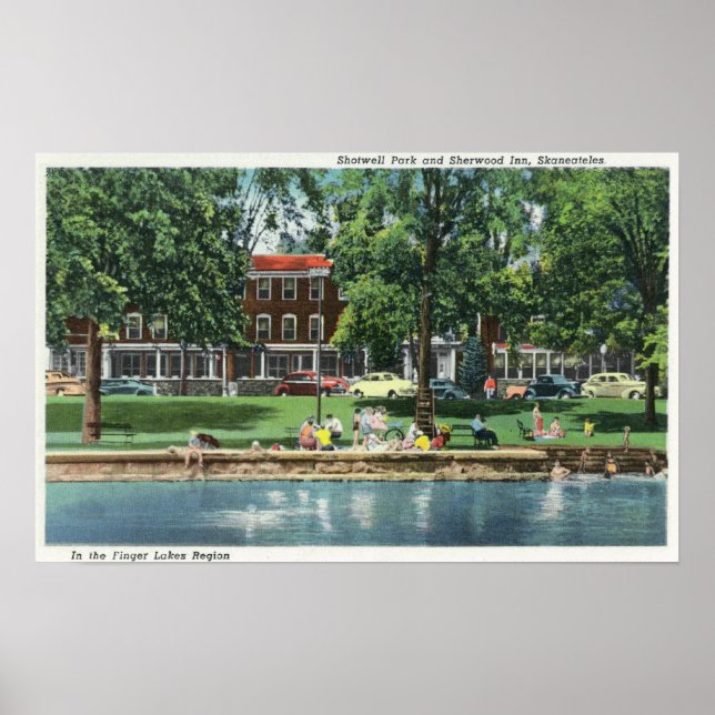 Shotwell Park och Sherwood Inn Scene Poster (Framsidan)