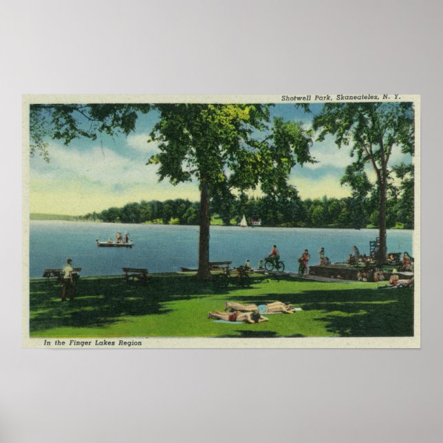 Shotwell Park på en solnydag Poster (Framsidan)