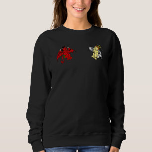 Shoulder Angel Djävulen Conscience Temptation Inne T Shirt