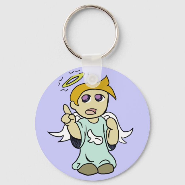 Shoulder Angel Keychain Nyckelring (Framsida)