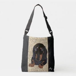 Shoulder Bag Dachshund Puppy Hund Axelväska
