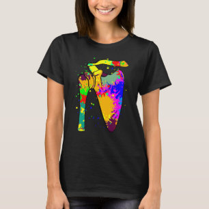 Shoulder Joint Art Paint Surgery Glenohumeral Arth T Shirt