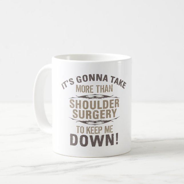 Shoulder Surgery Humor Kaffemugg (Framsida vänster)