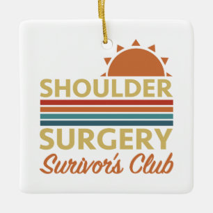 Shoulder Surgery Recovery Humor Julgransprydnad Keramik
