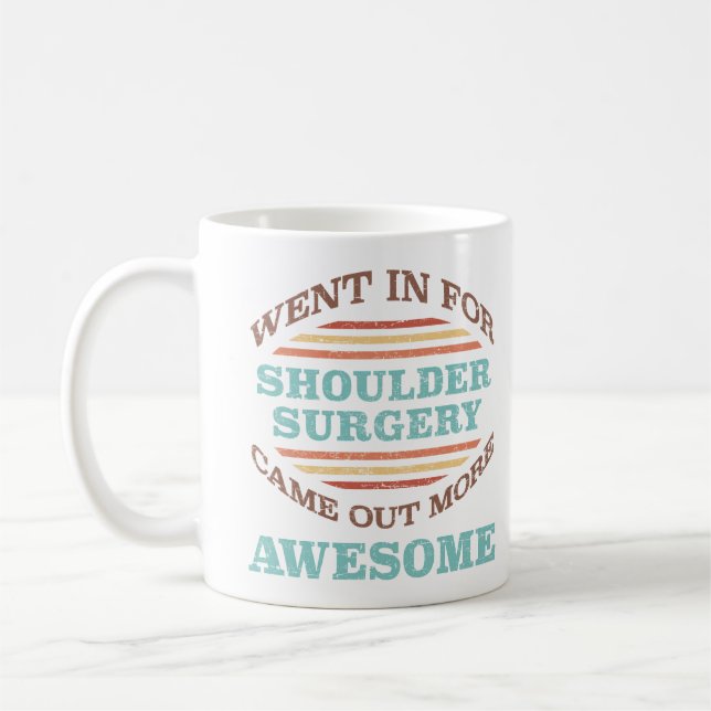 Shoulder Surgery Recovery Humor Kaffemugg (Vänster)
