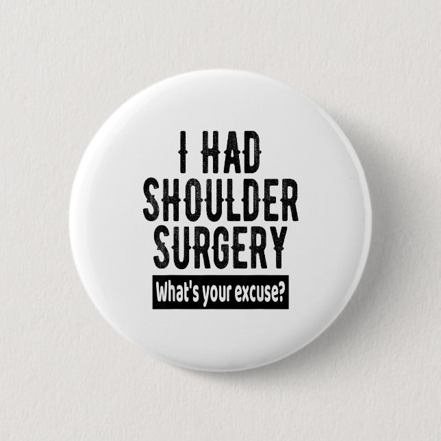 Shoulder Surgery Recovery Quote Funny Get Well Soo Knapp (Framsida)