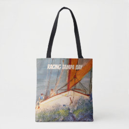 Shoulder Tote Bag - Segelbåtens Tävla Tygkasse