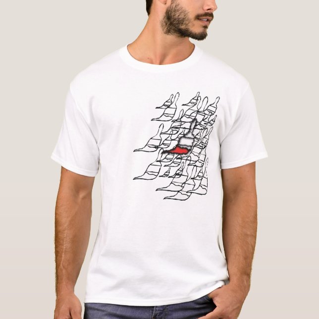 shoulderpattern t-shirt (Framsida)