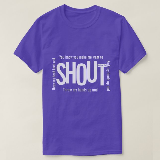 SHOUT - A MisterP Shirt T (Design framsida)