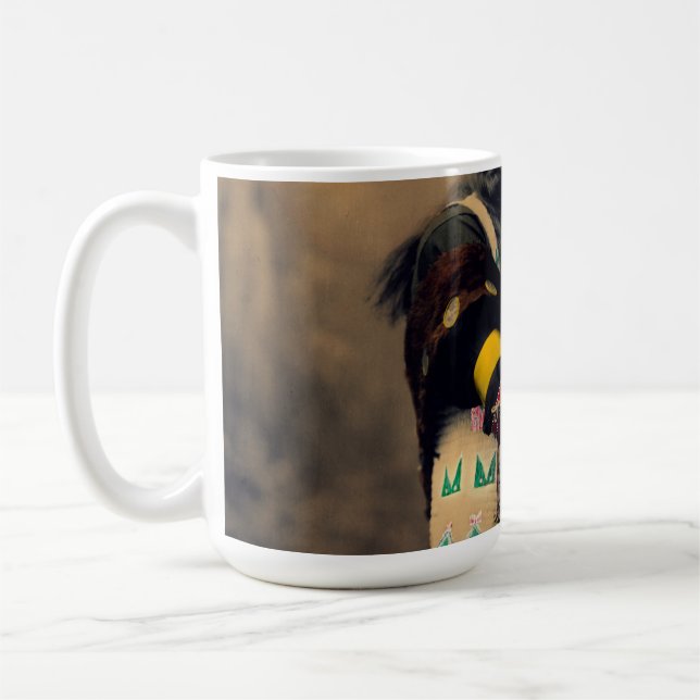 Shout at Oglala Sioux 1899 Kaffemugg (Vänster)
