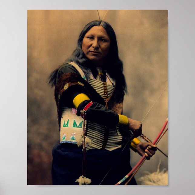 Shout at Oglala Sioux 1899 Poster (Framsidan)