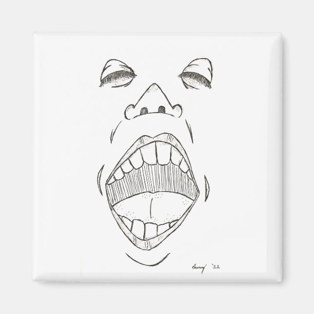 "Shout" Magnet (Framsidan)