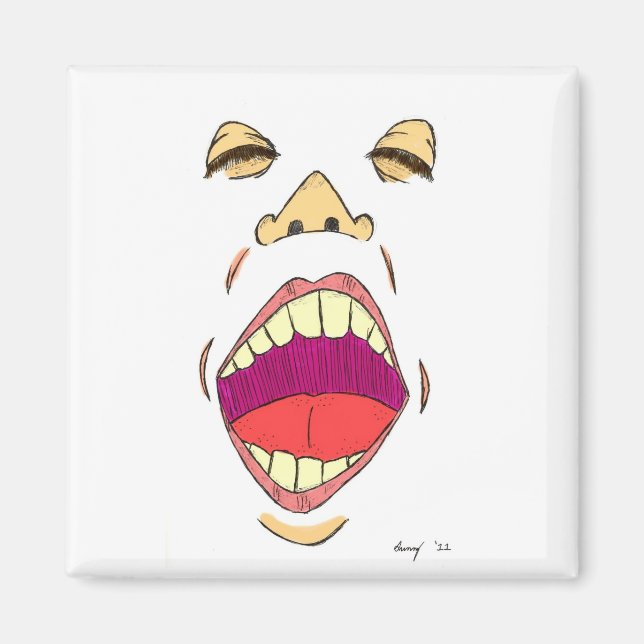 "Shout" Magnet (Framsidan)