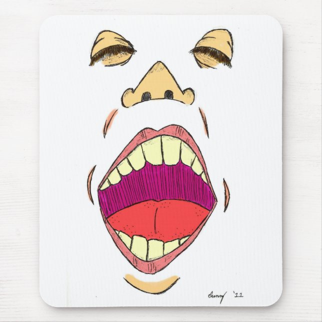 "Shout" Mousepad Musmatta (Framsidan)