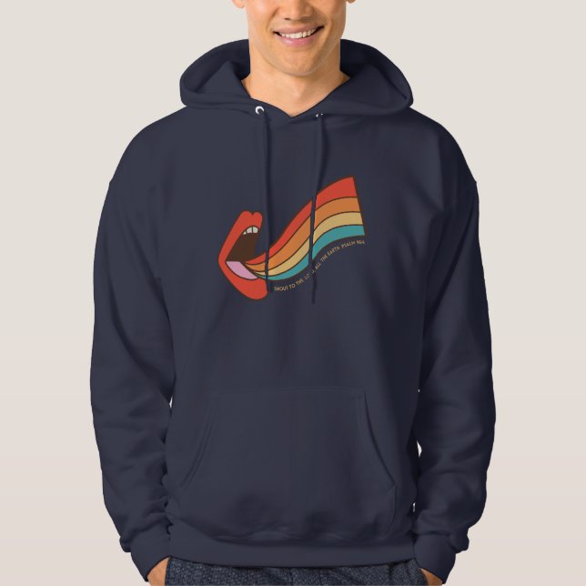 Shout to Lord Bible Verse Christian Manar Hoodie (Framsida)