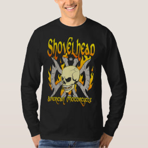 SHOVELHEAD HD 1966 1984 Motorcyklar Oldschool Chop T Shirt