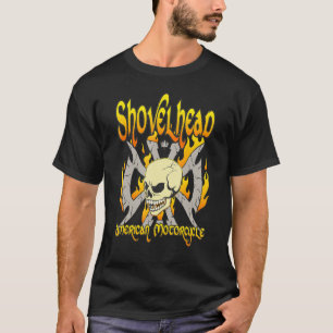SHOVELHEAD HD 1966 1984 Motorcyklar Oldschool Chop T Shirt