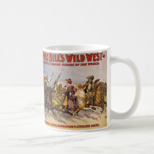 Show för buffelräkningvilda western kaffemugg
