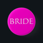 Show för speciell händelse för knapp<br><div class="desc">Showen för den speciella händelsen för BRUDlegitimationnamn bricka knäppas den brud-. ID klämmer fast bröllop knäppas för brudar. Hedra och identifiera bruden, så hon står ut i en folkmassa. BRUDEN är skriftlig i rosor på en ljusare rosa bakgrund. För något möhippa, flickanatt eller bachelorettepartyfirande. Eller för brud- bröllopshows. Köp som...</div>