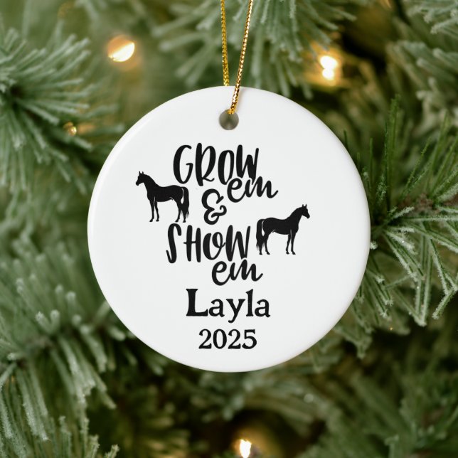 Show Horse Ornament, Rodeo Horse Ornament (Träd)