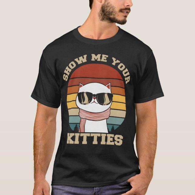 Show me your Kitties Cat Lover boy T Shirt (Framsida)