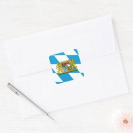 Show off your colors - Bayern/Bavaria Fyrkantigt Klistermärke