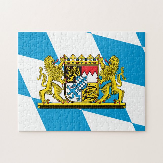 Show off your colors - Bayern/Bavaria Pussel (Horisontell)