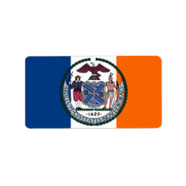 Show off your colors - New York Adressetikett