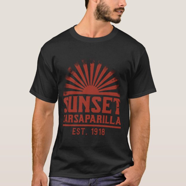 Show Sarsaparilla Moon funny T Shirt (Framsida)