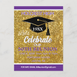 Show stopper Class Reunion invitation post card Helg Vykort