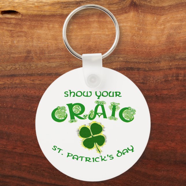 Show Your Craic Nyckelring (Framsida)
