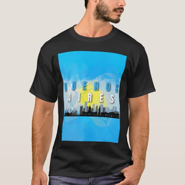 Show your love for Buenos Aires funny T Shirt (Framsida)