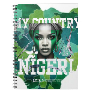 Show your Naija pride in style! with lycia oe Anteckningsbok