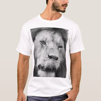 Show Your Strength with Our Lion Print Shirt T Shirt