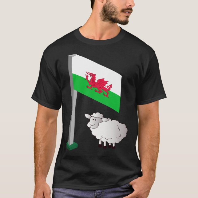 Show Your Welsh Pride with Our St Davids Day T Shirt (Framsida)