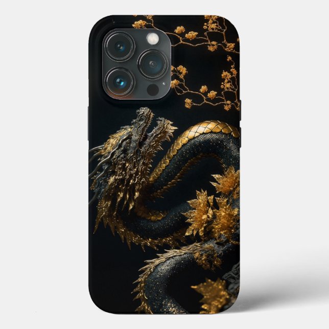 Showa GOLD 2 Dragon Case-Mate iPhone-fodral (Baksida )