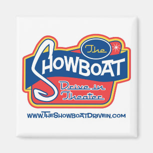Showboatdrev i kylskåpmagnet magnet