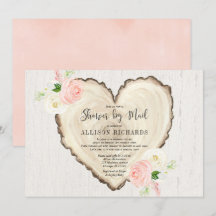 Showby mail Rustic Valentines day girl baby