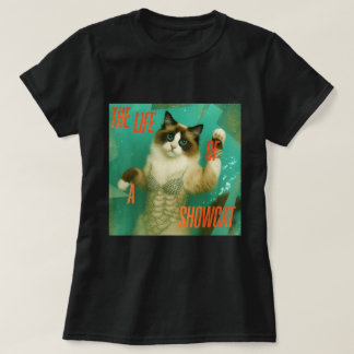 Showcat Diva Cat Meme Y2K Glam Rolig tröja
