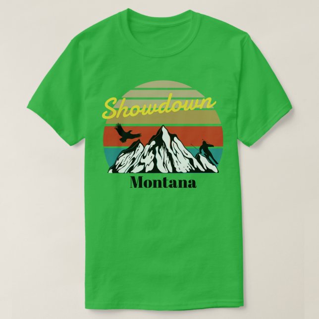 Showdown ski Montana 1 T Shirt (Design framsida)